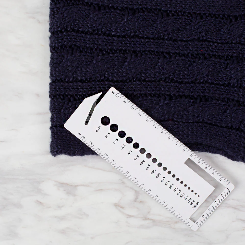 Pony Knitting Needle Gauge Ruler 2-10 mm - 60667 - Image 4