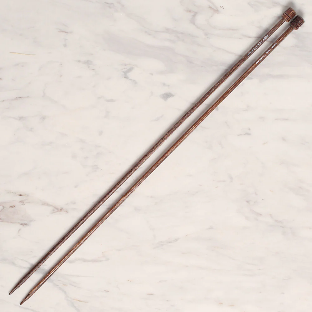 Pony Perfect 4.5 mm 40 cm Wooden Knitting Needle - 42010 - Image 2
