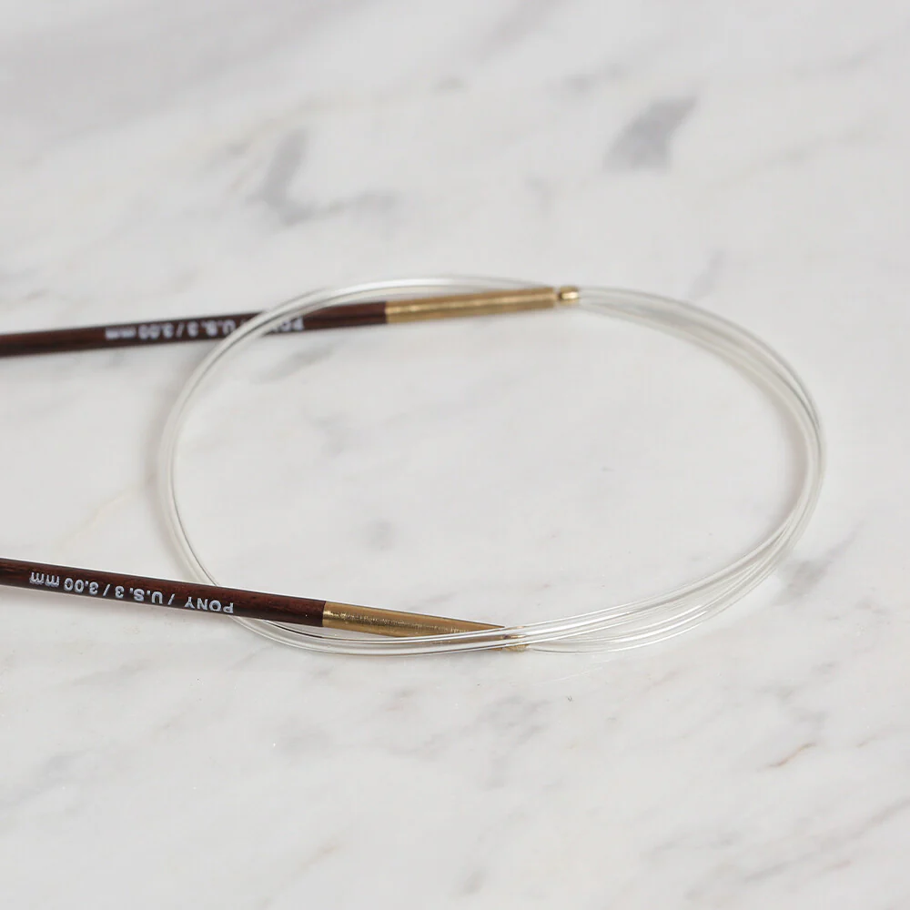 Pony Rosewood 3 mm 60 cm Circular Needle - 48805 - Image 3