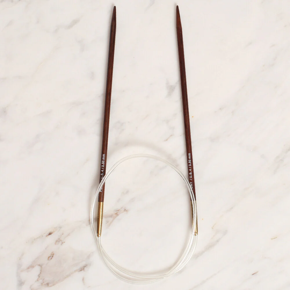 Pony Rosewood 3.5 mm 60 cm Circular Needle - 48807 - Image 2