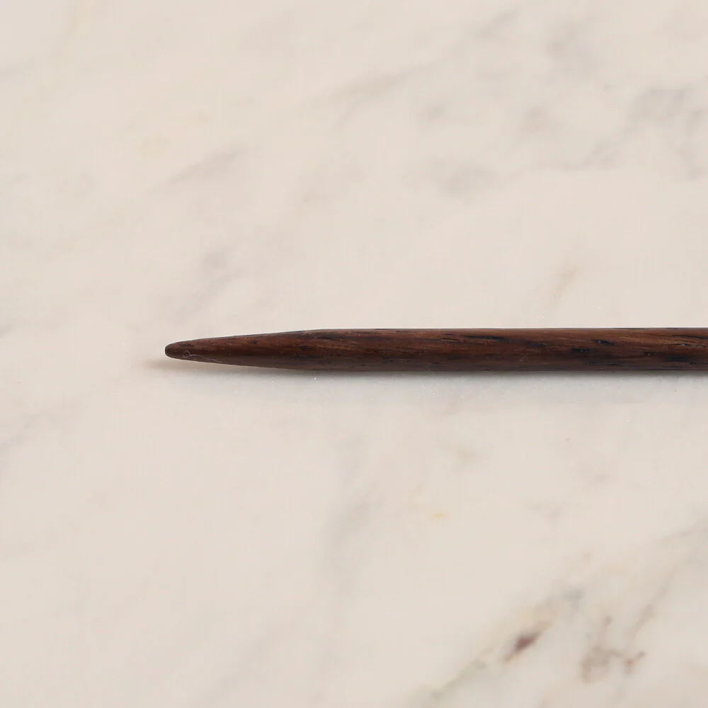 Pony Rosewood 4 mm 35 cm Rosewood Knitting Needles, 33809 - Image 4