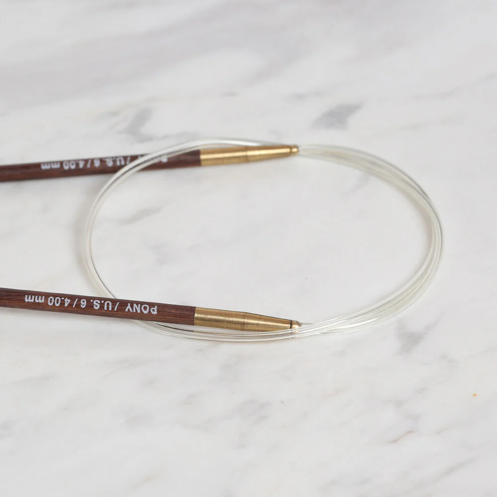 Pony Rosewood 4 mm 60 cm Circular Needle - 48809 - Image 3