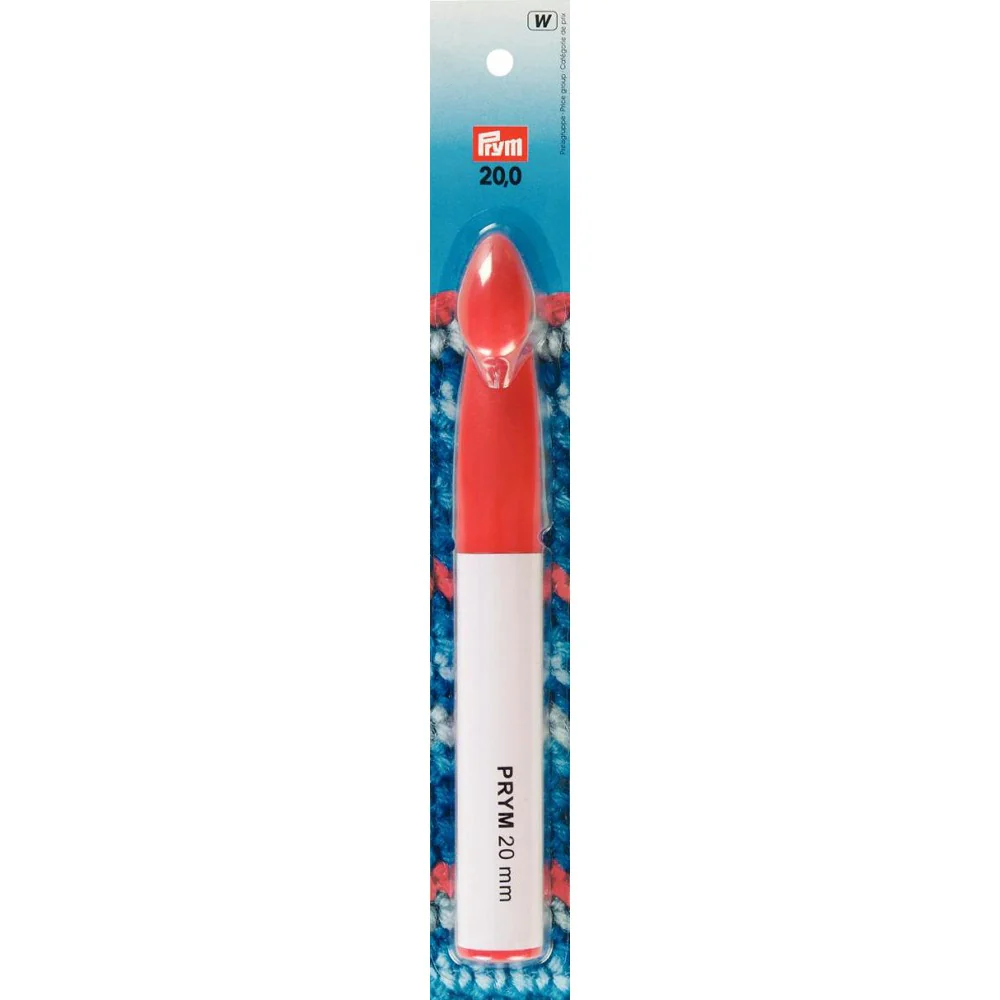 PRYM 20 mm 14 cm  Plastic Crochet Hook For Wool -  218507