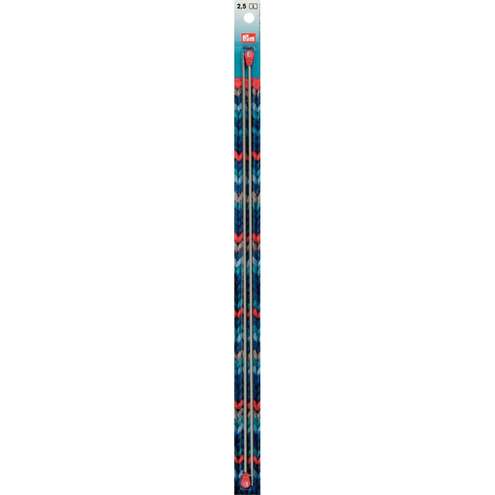 PRYM 2.5 mm 40 cm Aluminium Knitting Needles -  191473