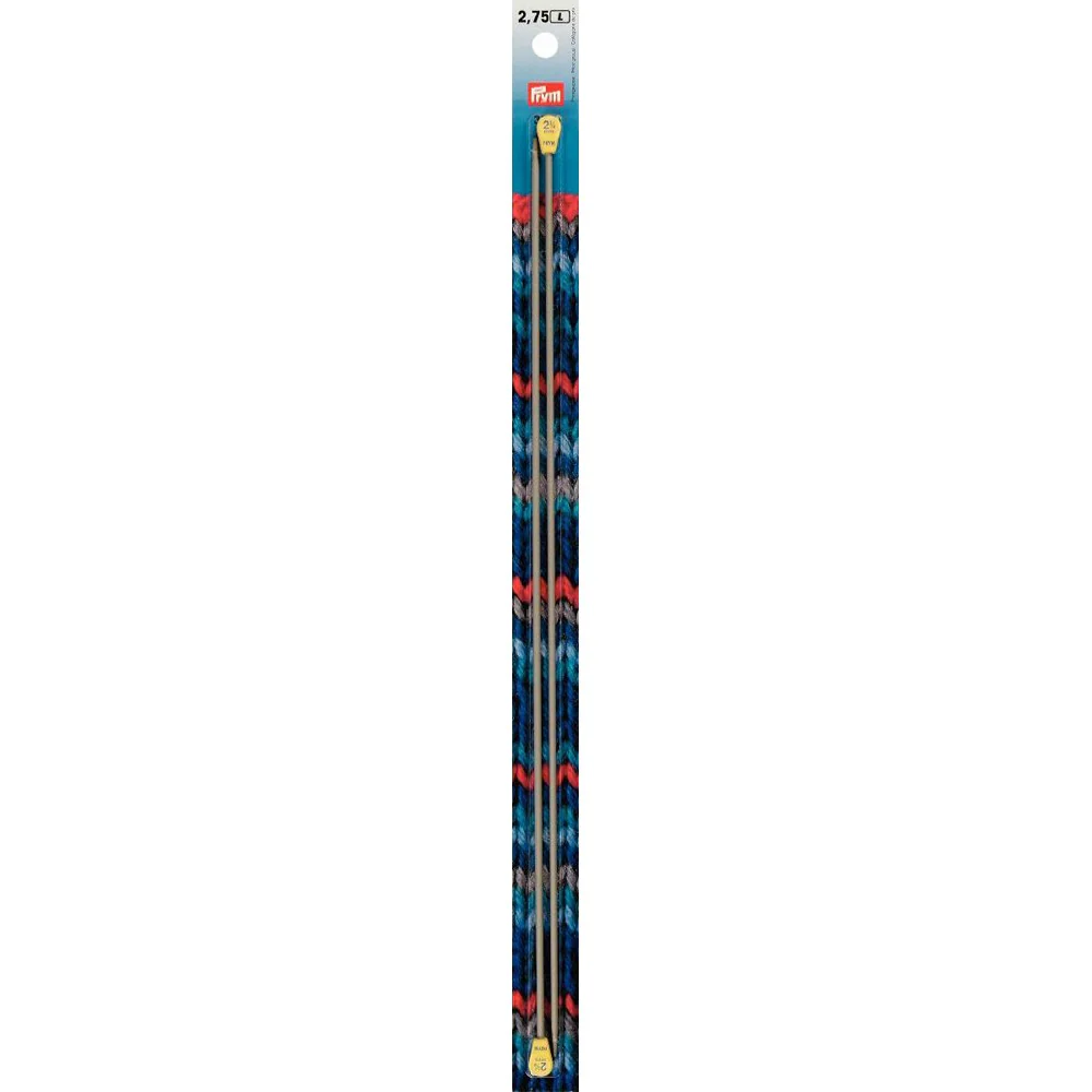PRYM 2.75 mm 35 cm Aluminium Knitting Needles - 191458