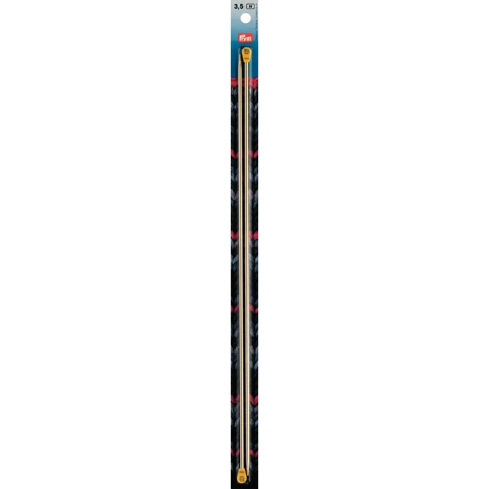 PRYM 3.5 mm 40 cm Aluminium Knitting Needles with Knob -  191609