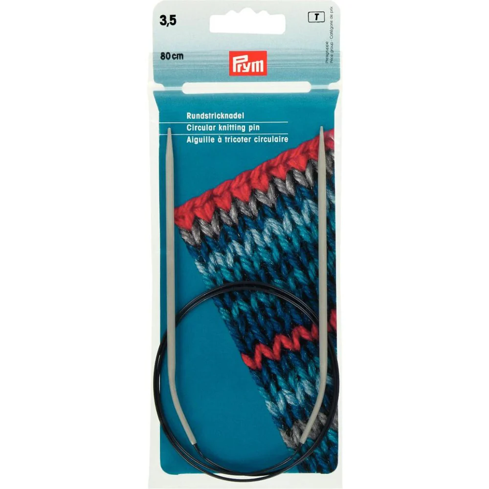 PRYM 3.5 mm 80 cm Aluminium Circular Knitting Needle - 211249