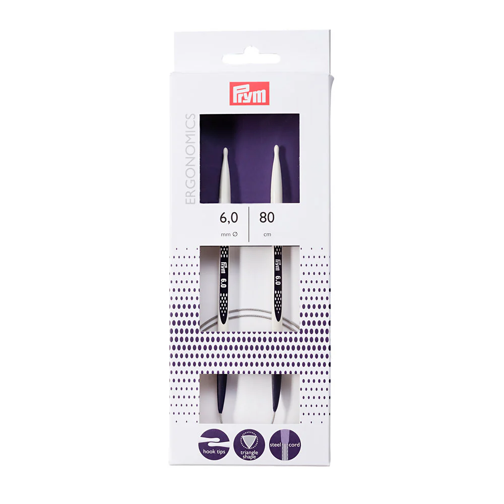 PRYM Ergonomics 6 mm 80 cm Circular Knitting Needle - 215808 - Image 2