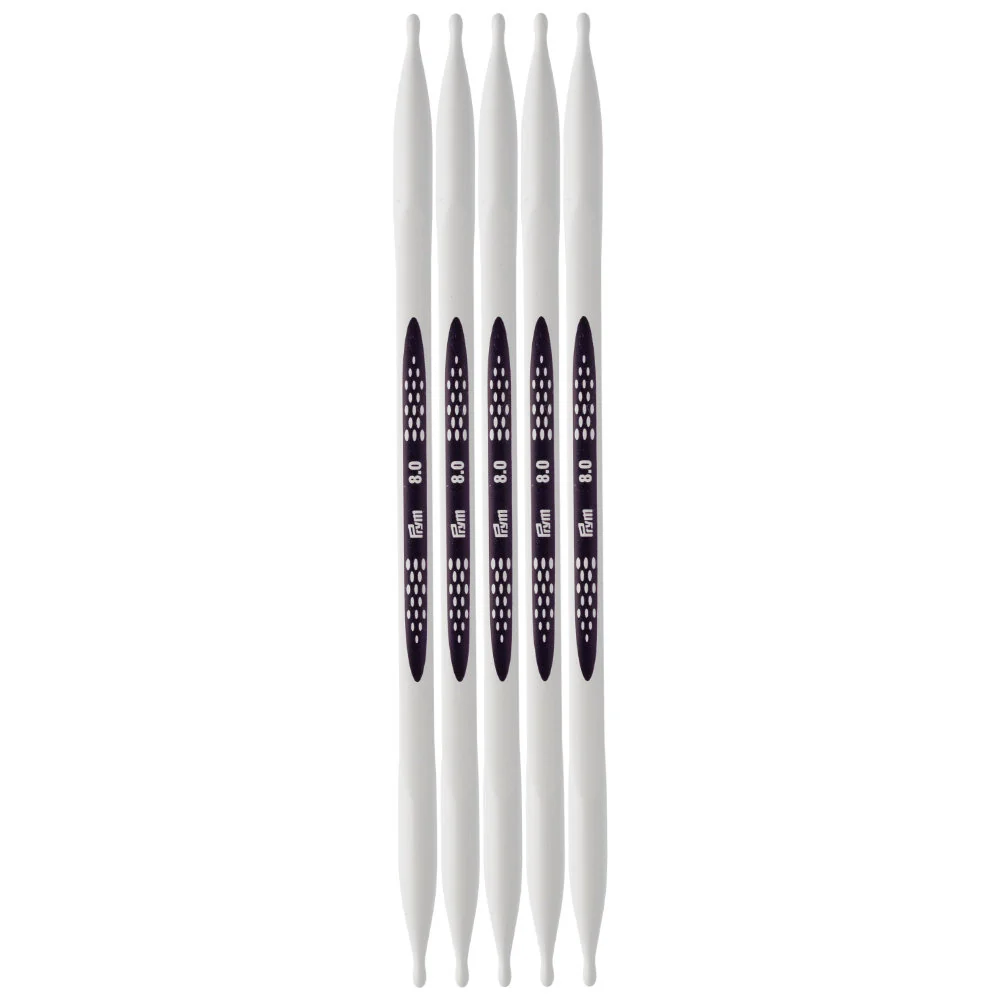 PRYM Ergonomics 8 mm 20 cm Double Pointed Knitting Needle, Set of 5 - 194210