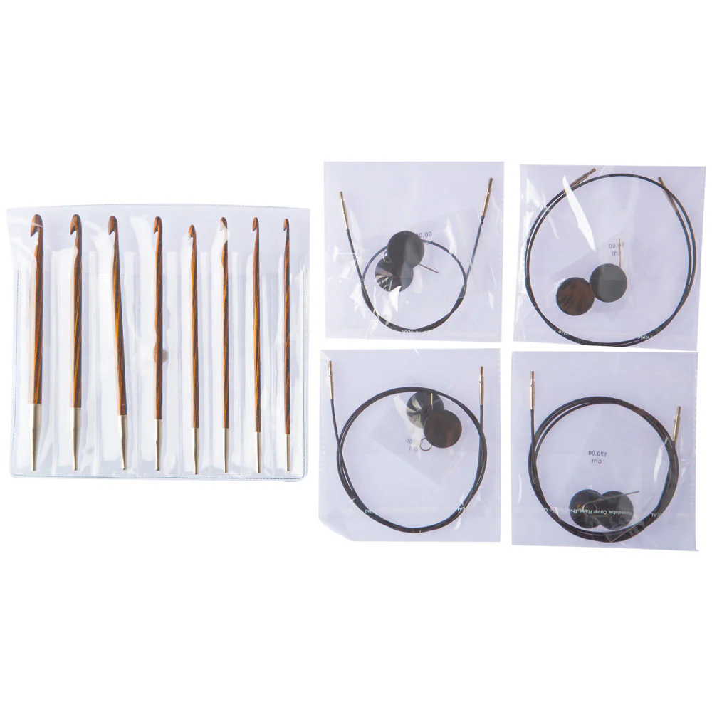 PRYM KnitPro Natural Tunisian Crochet Hooks Set - 223810 - Image 2