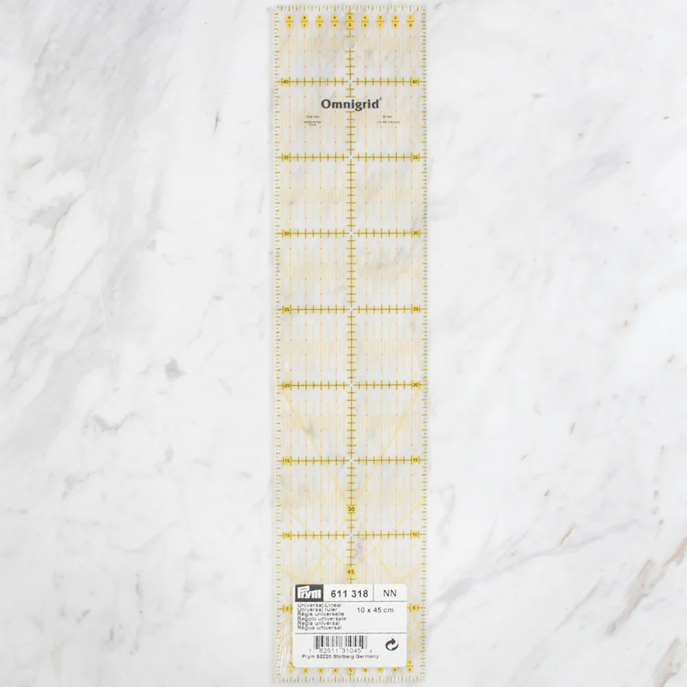 Prym Patchwork Ruler  10 cm x 45 cm - 611318