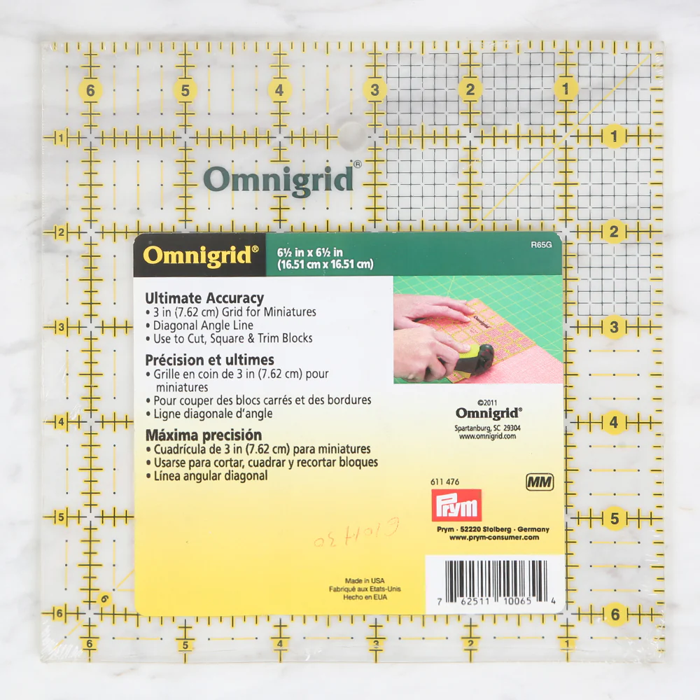 Prym Patchwork Ruler 16.51 cm x 16.51 cm - 611476