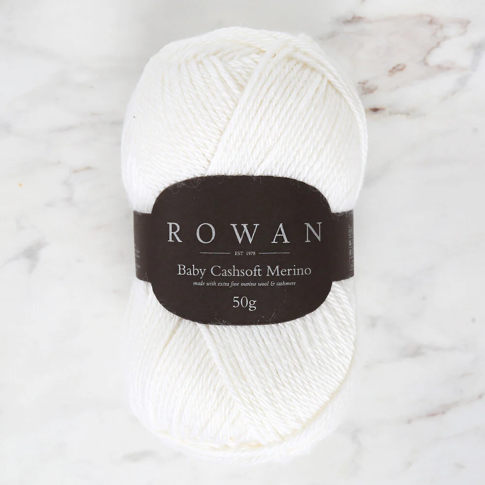 Rowan Baby Cashsoft Merino Yarn, Cream - 00101