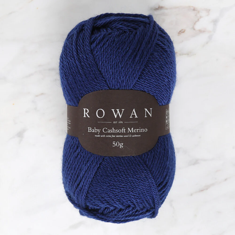 Rowan Baby Cashsoft Merino Yarn, Navy Blue - 00119