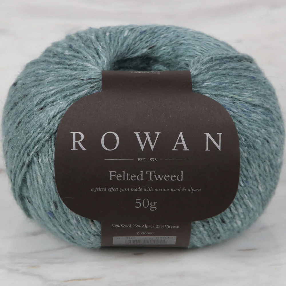 Rowan Felted Tweed 50gr Yarn, Green - 209