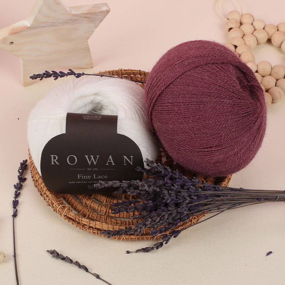 Rowan Fine Lace 50gr Hand Knitting Yarn, Cream - 00944 - Image 3