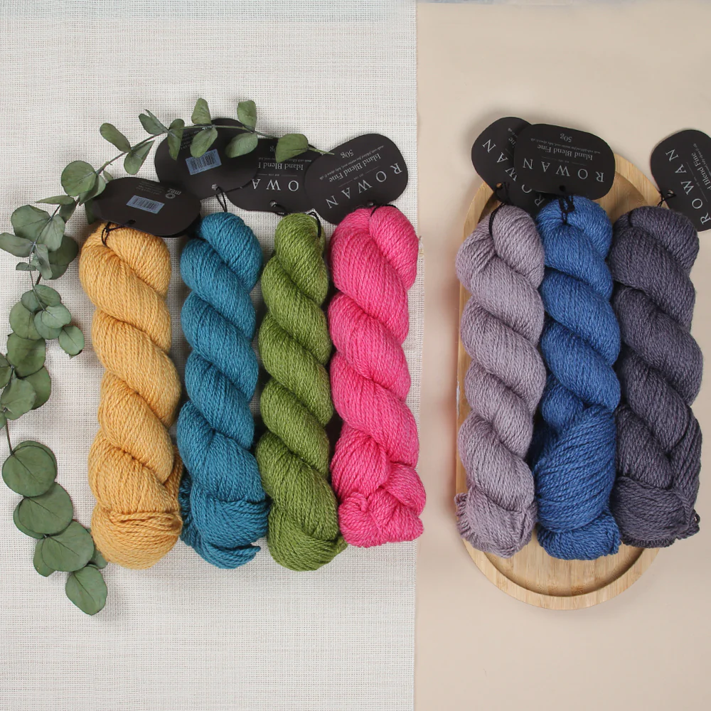 Rowan Island Blend Fine Hand Knitting Yarn, Blue - 105 - Image 3