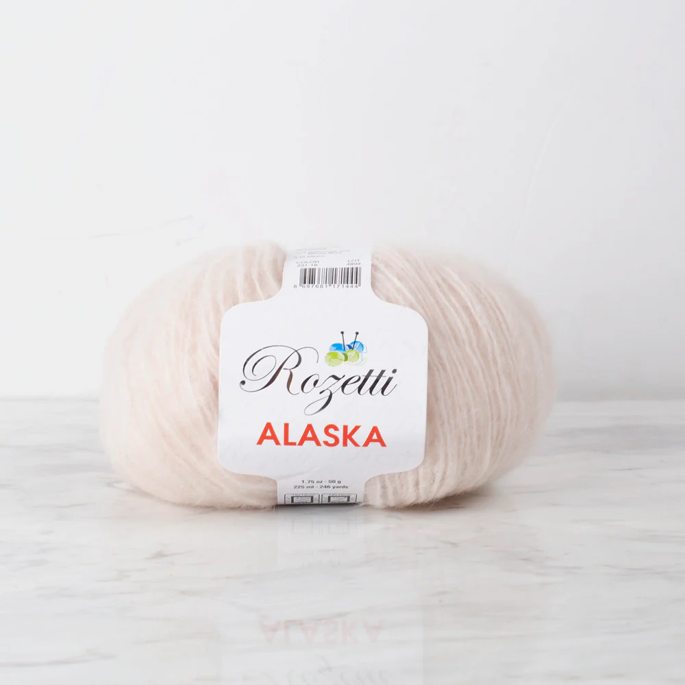 Rozetti Alaska Yarn, Ecru - 231-18