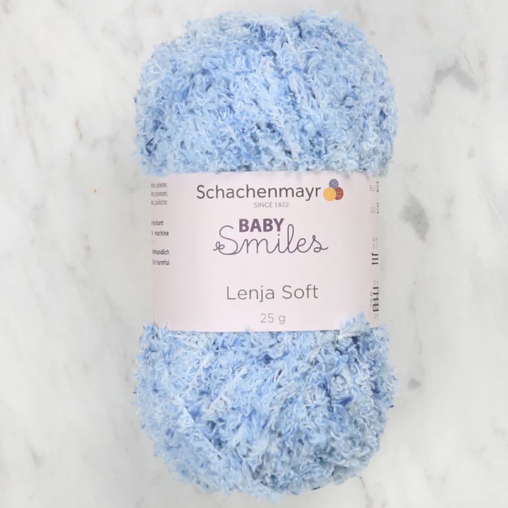 Schachenmayr Baby Smiles Lenja Soft 25gr Yarn, Blue - 9807560-00085