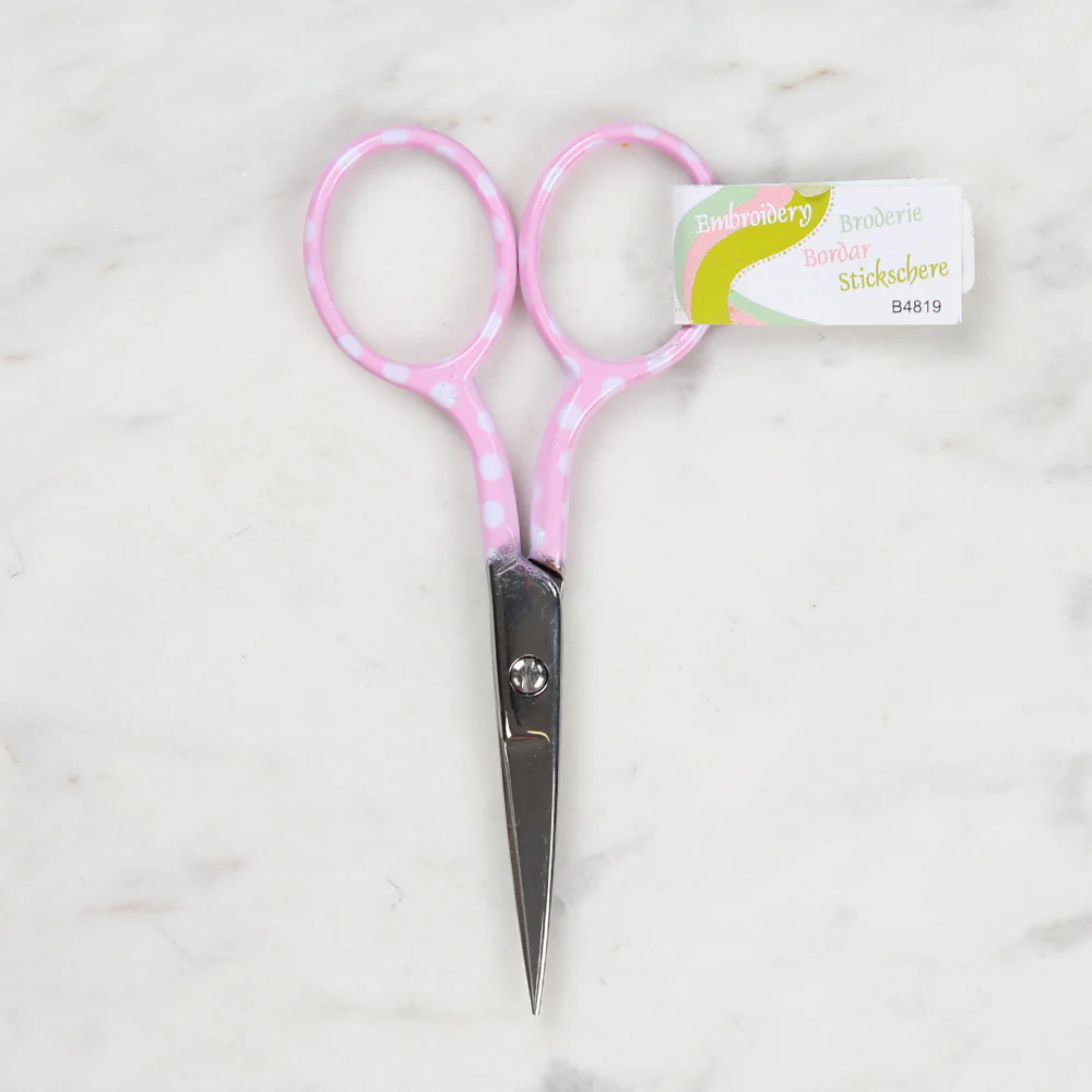 Sew Tasty Embroidery Scissors Pink B4819