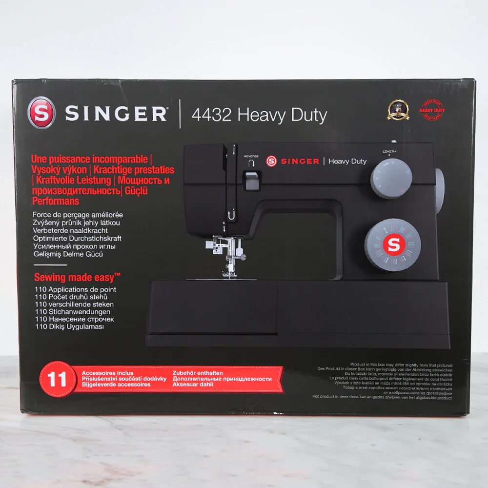 Singer Heavy Duty 4432 Sewing Machine - Black - Image 4