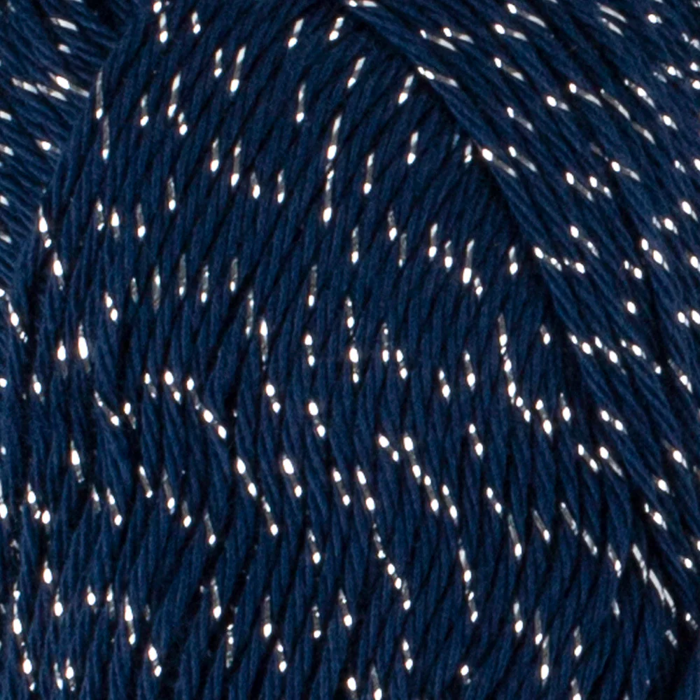 Schachenmayr Catania Glamour 50g Sparkly Yarn, Navy - 00150 - Image 2