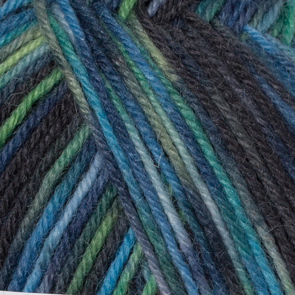 Schachenmayr  Regia 4-Ply 50gr Color Sock Yarn, Multi Blue - 9801281-04969 - Image 2