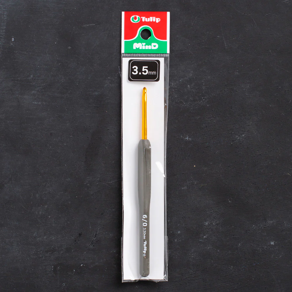 Tulip Etimo 3.5 mm Crochet Hook with Soft Handle - Brown - T15-600e