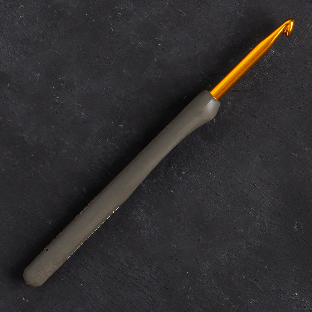 Tulip Etimo 5 mm Crochet Hook with Soft Handle - Brown - T15-800e - Image 2