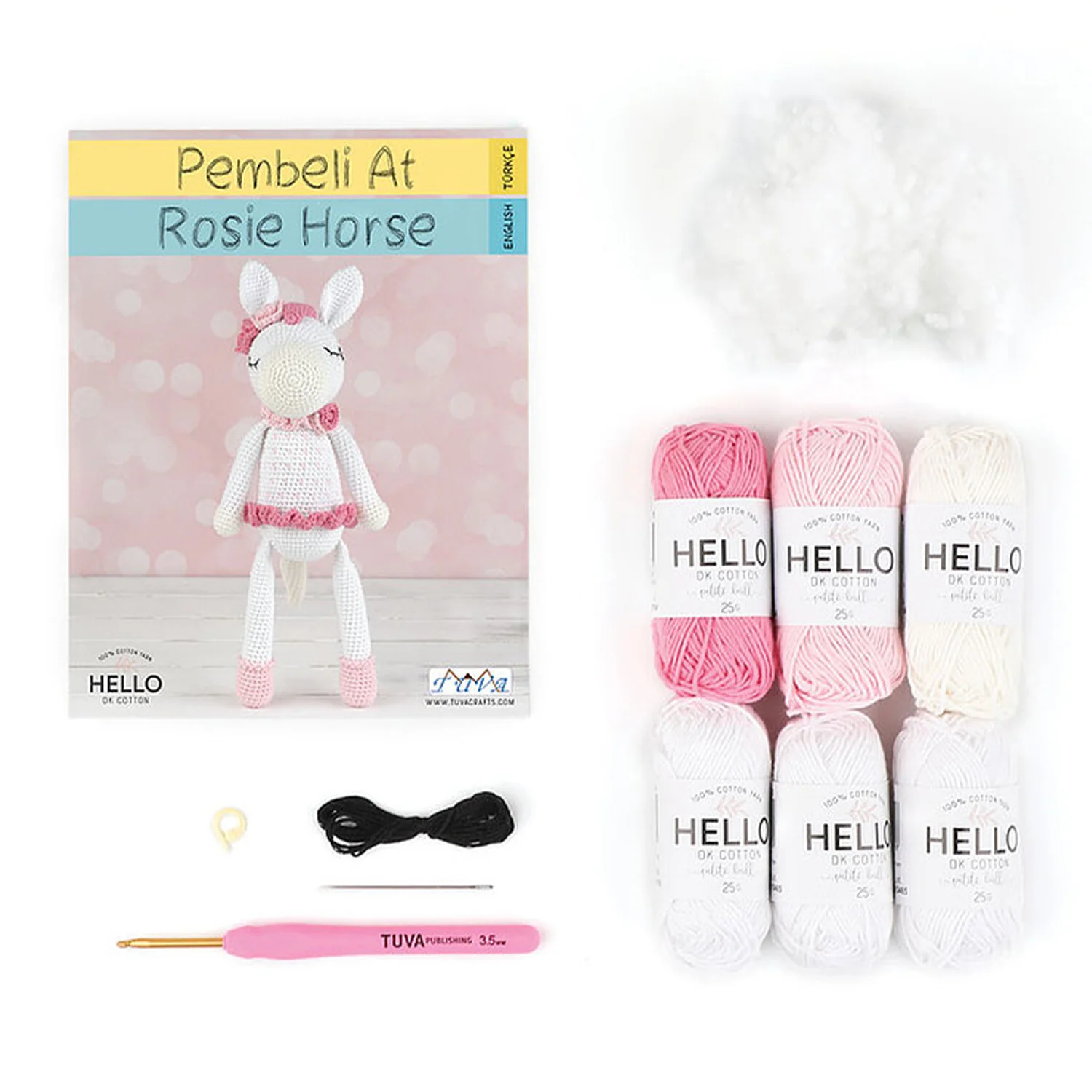 Tuva Amigurumi Kit, Rosie Horse - SCF12 - Image 4