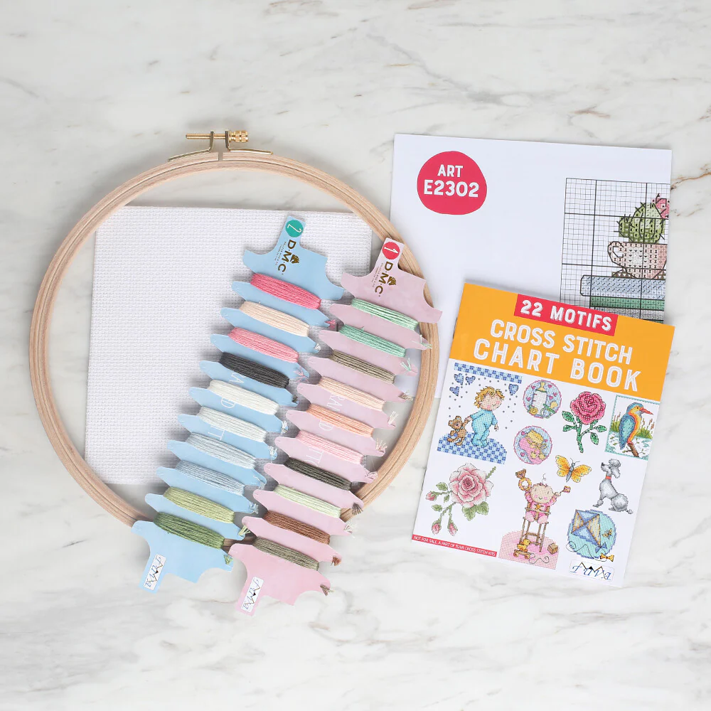 Tuva Cross Stitch Kit, So Many Books - E2302 - Image 3
