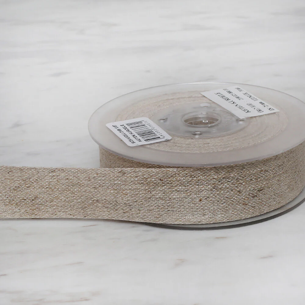 Ulutaş 2.5 cm 10 m Linen Ribbon - Image 3