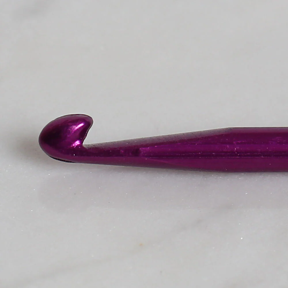 Yabalı 3.5mm 35 cm Crochet Hook with Measure, Purple - YBL-348 - Image 3