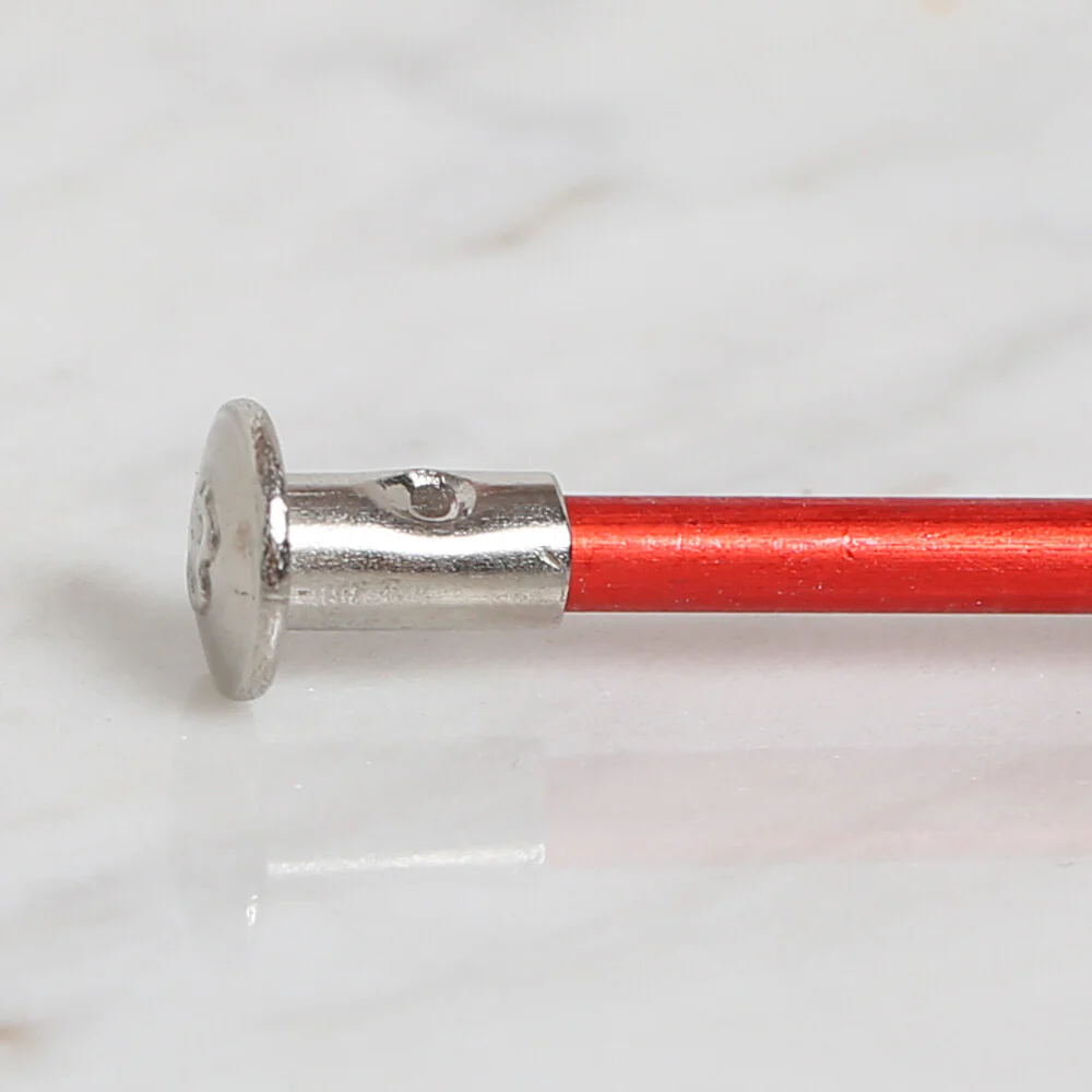 Yabalı 3mm 35 cm Crochet Hook with Measure, Red - YBL-348 - Image 3