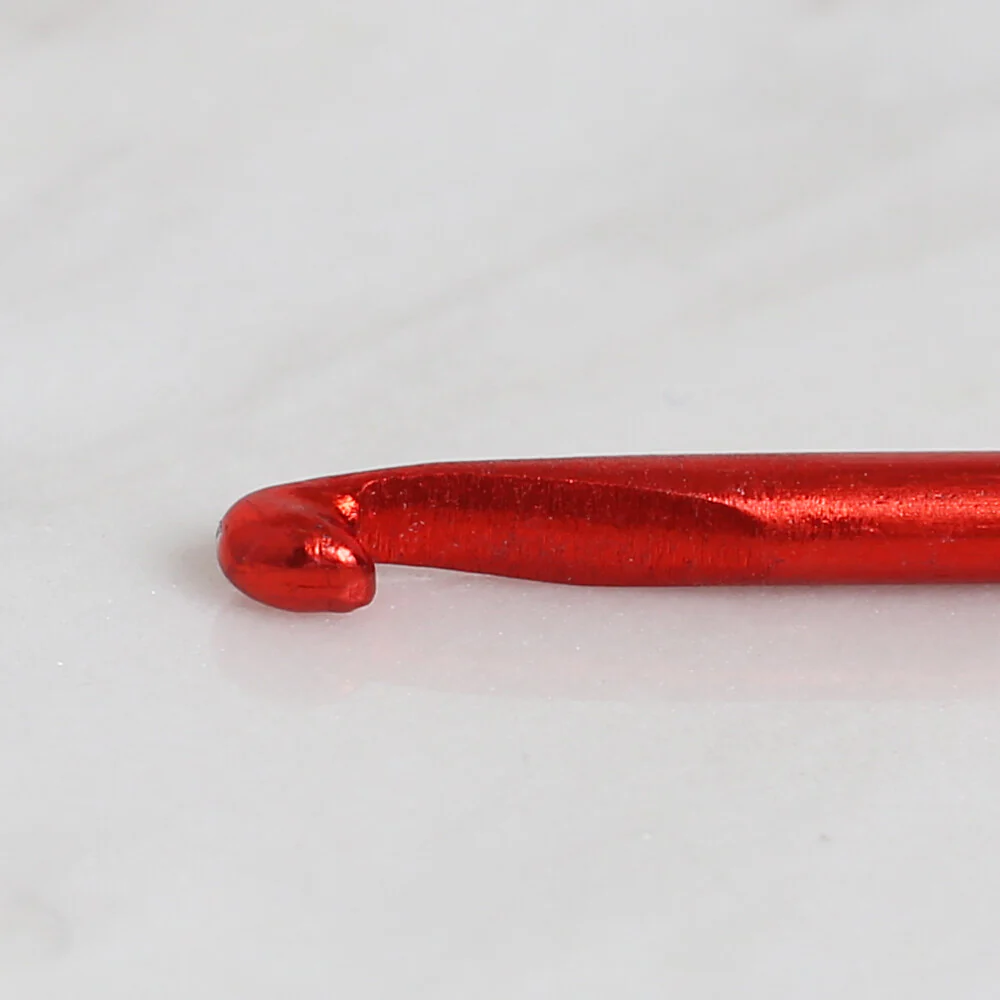 Yabalı 3mm 35 cm Crochet Hook with Measure, Red - YBL-348 - Image 4