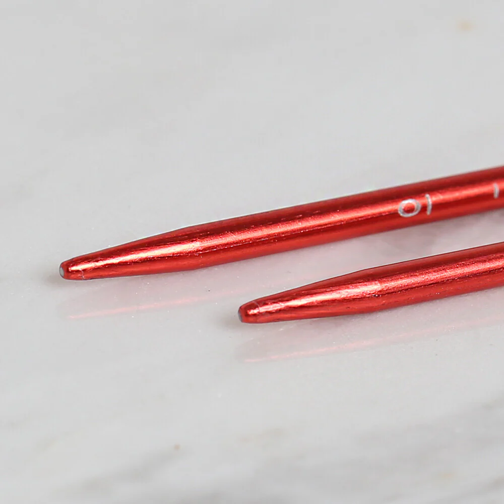 Yabalı 3mm 35 cm Knitting Needle with Measure, Red - YBL-347 - Image 4