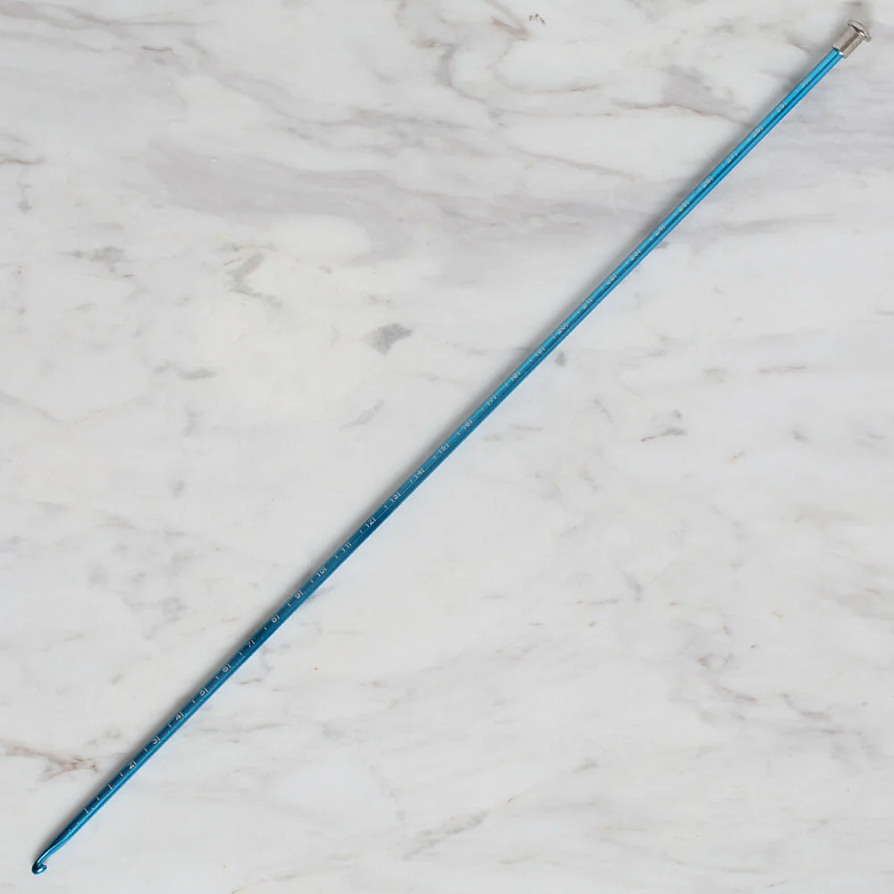Yabalı 4mm 35 cm Crochet Hook with Measure, Red - YBL-348 - Image 2
