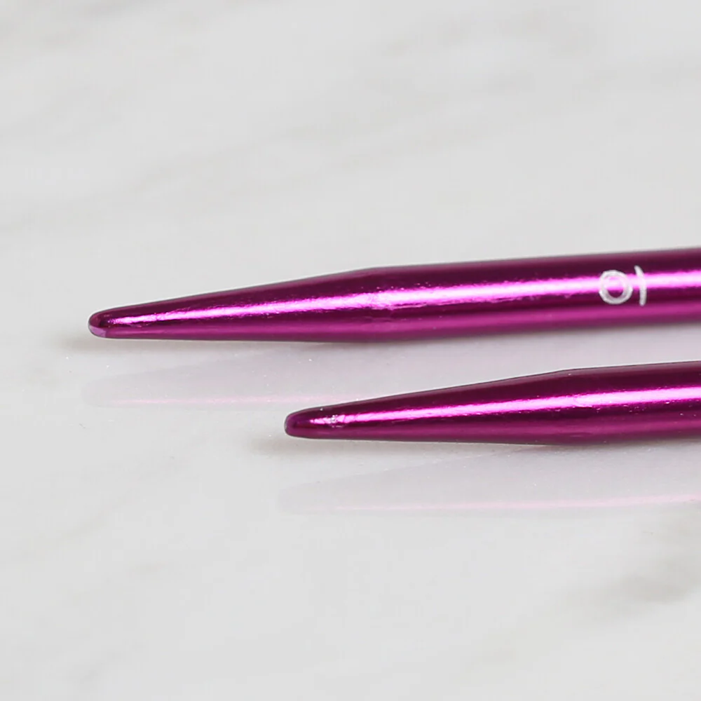 Yabalı 4mm 35 cm Knitting Needle with Measure, Purple - YBL-347 - Image 4
