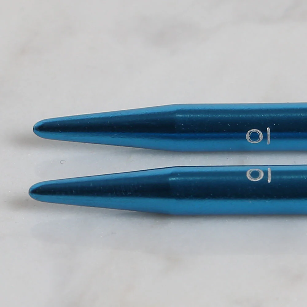 Yabalı 5mm 35 cm Knitting Needle with Measure, Blue - YBL-347 - Image 3