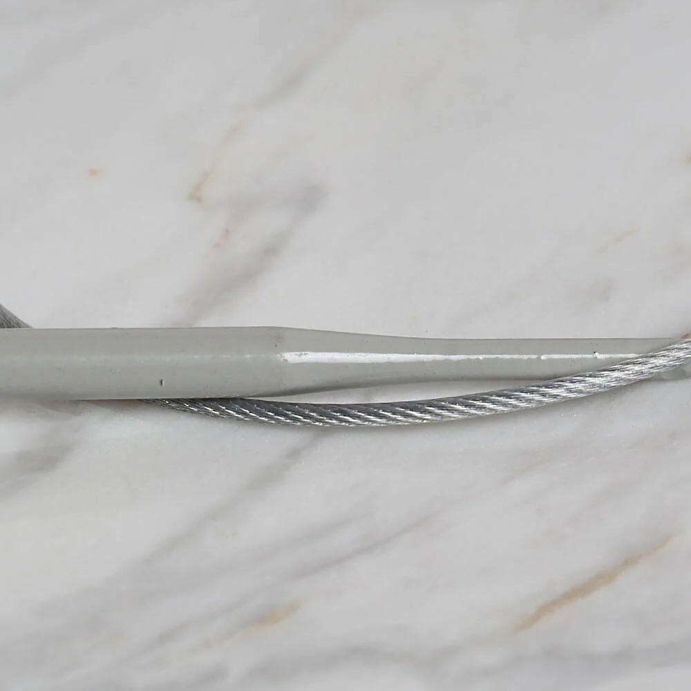 Yabalı 5mm 60 cm Steel Cable Tunisian/Afghan Knitting Needle - YBL - 345 - Image 4