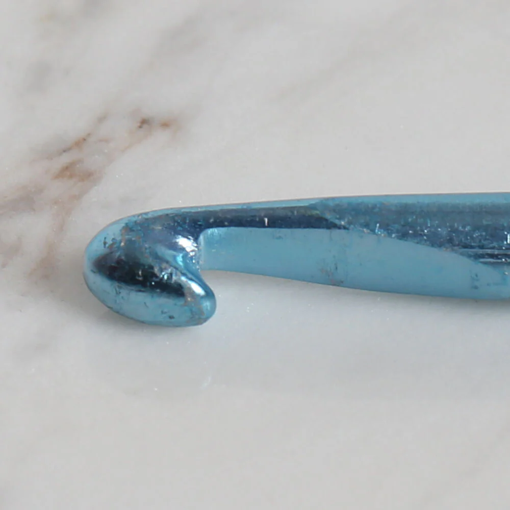 Yabalı 6mm 35 cm Crochet Hook with Measure, Blue - YBL-348 - Image 3