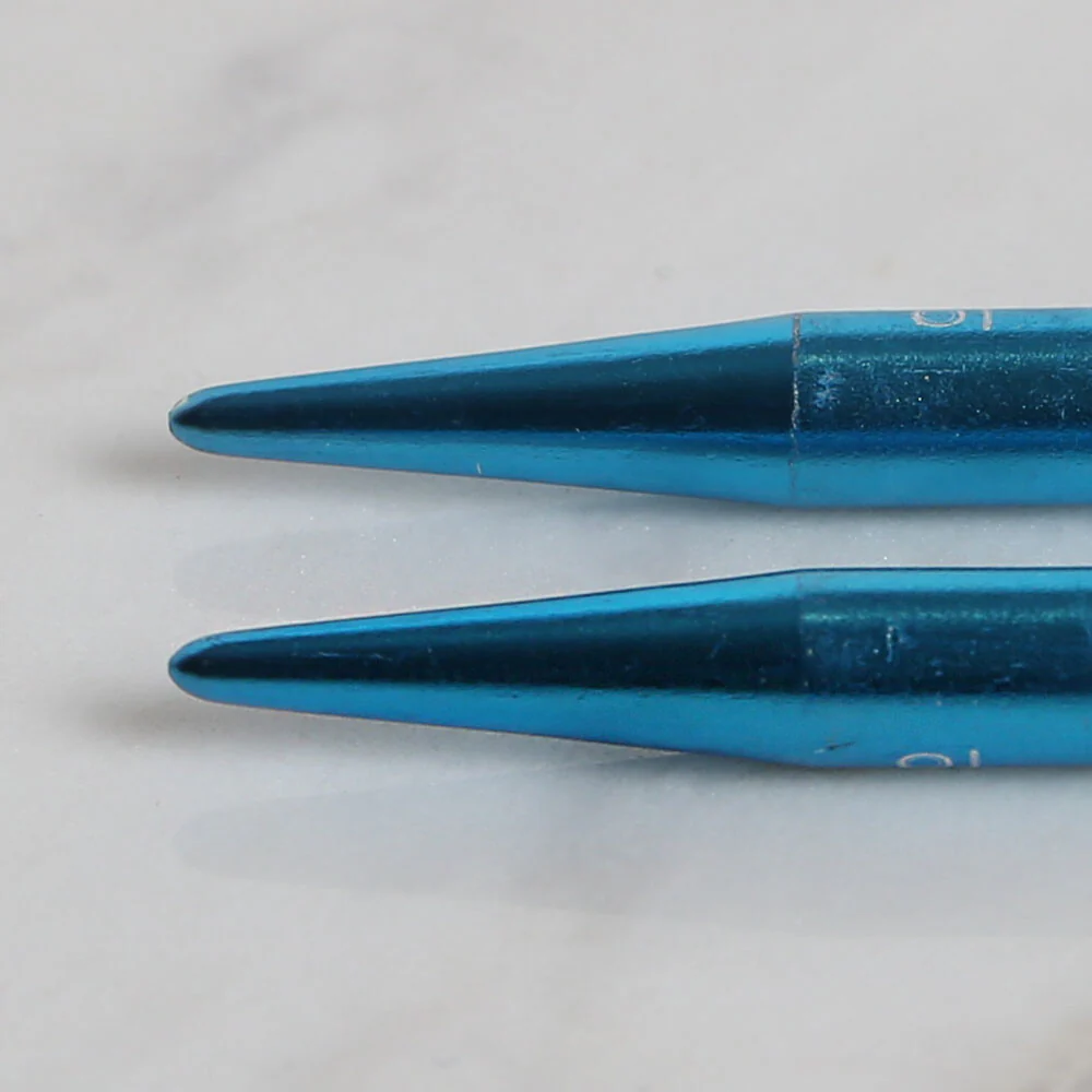 Yabalı 6mm 35 cm Knitting Needle with Measure, Blue - YBL-347 - Image 3