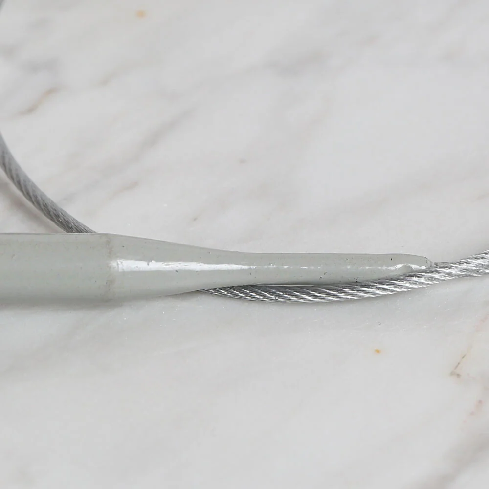 Yabalı 7mm 60 cm Steel Cable Tunisian/Afghan Knitting Needle - YBL - 345 - Image 3