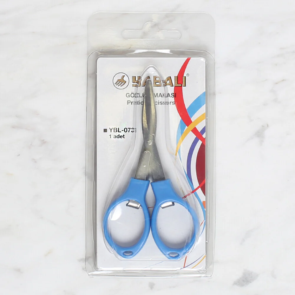 Yabalı Folding Scissors, Blue