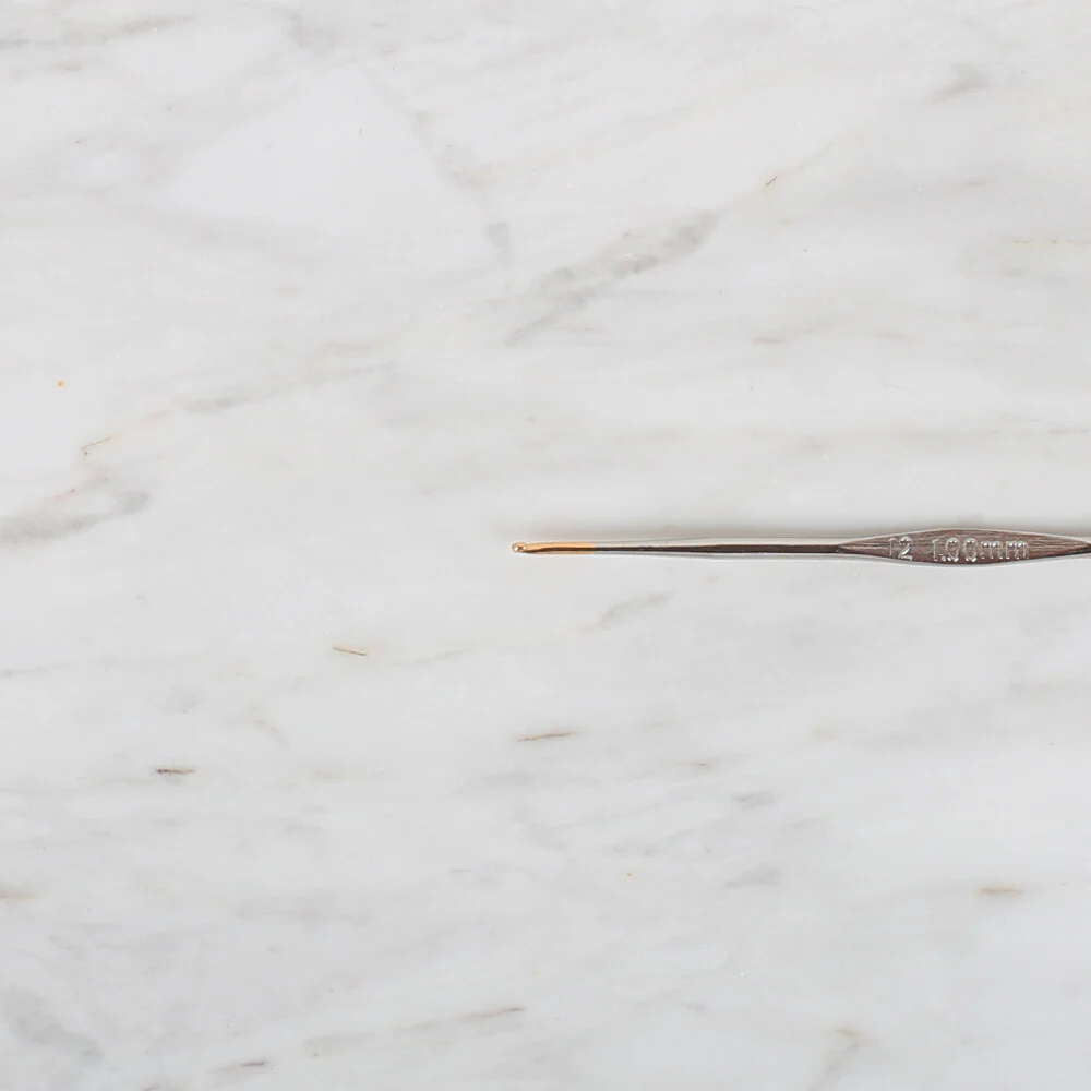 Yabalı Golden Tip Metal Handle No. 12 1.00mm Crochet Hook - Image 2