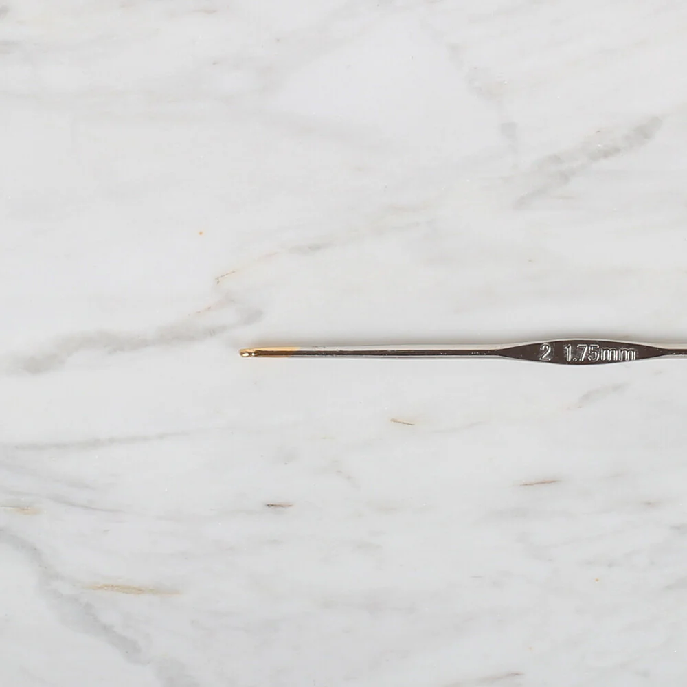 Yabalı Golden Tip Metal Handle No. 2 1.75mm Crochet Hook - Image 2