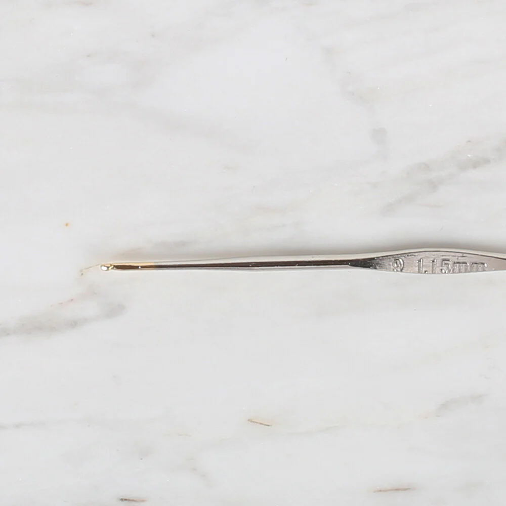 Yabalı Golden Tip Metal Handle No. 9 1.15mm Crochet Hook - Image 2