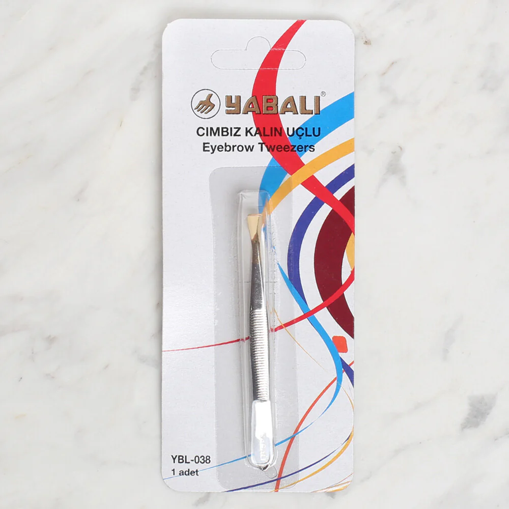 Yabalı Thick Point Eyebrow Tweezers - 038