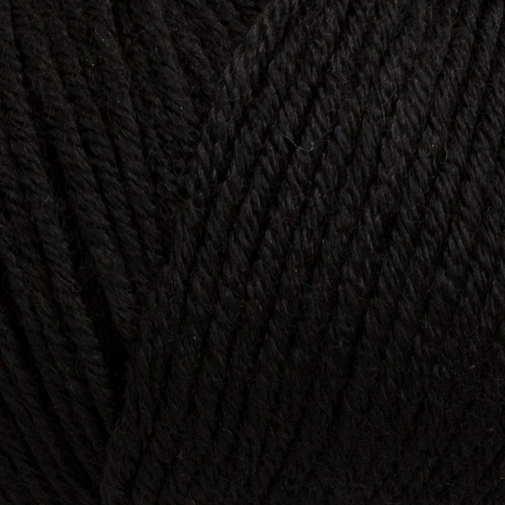 YarnArt Adore Anti-Pilling Yarn, Black - 354 - Image 2