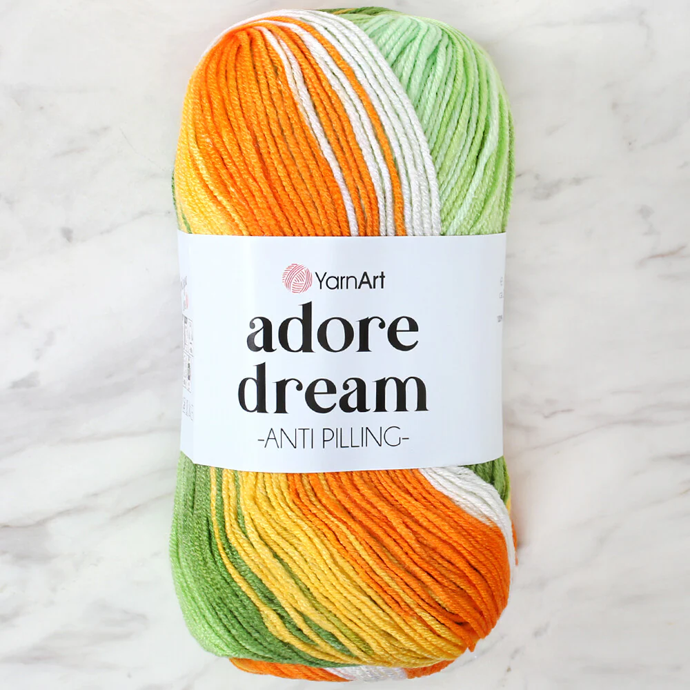 YarnArt Adore Dream Anti-Pilling Yarn, Variegated - 1058